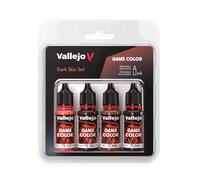 Vallejo 772387 - Lot de 4 flacons de Peinture - - 18 ML