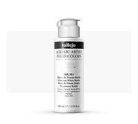 Vallejo Acrylic Fluid Color 68303 Titanium White Rutile (100ml)