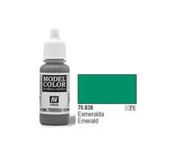 Createx Vallejo Peinture acrylique Model Color Mat Autonivelante Système BSL Verte Émeraude 18 ml