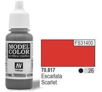 Vallejo acrylic model color - scarlet - val817 vall-70817 G