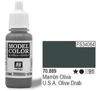 Vallejo acrylic model color - us olive drab - val889 vall-70889 G