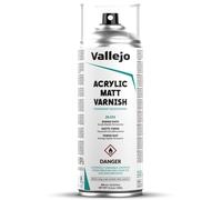 Createx Vallejo Vernis acrylique Mat transparent – Protection durable et flexible – 400 ml spray