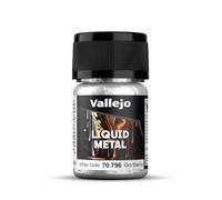 Acrylicos Vallejo 35 ml "métaux" liquide Doré - Blanc/Doré Blanc