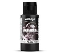 Vallejo - Apprêt pour maquette - 60 ml - Polyuréthane - Coloré Noir