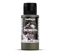 Vallejo - Apprêt pour maquette - 60 ml - Polyuréthane - Coloré US Olive Drab