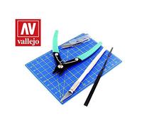 Vallejo AV Tools Lot de 9 Outils de modélisation en Plastique