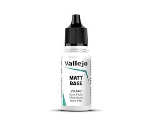 Vallejo Base Mate Incoloro 18 ml - Peinture Acrylique Mate - Idéale pour Modélisme et Maquettisme - Flacon de 18 ml - Série Base