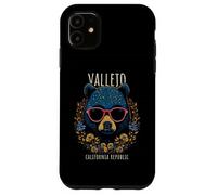 Vallejo CA Fun Ours à Lunettes Motif Fleurs Coque pour iPhone 11