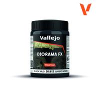 AV Vallejo Effet vieilli VAL26812 Boue épaisse noire 200 ml