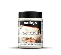 Vallejo - Diorama FX Ground Textures | Sable gris 200 ml | Couleur acrylique de qualité supérieure pour les modélisateurs et les amateurs de miniatures | Conçu exclusivement pour la modélisation