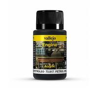 Vallejo Effet"Essence déversements aux intempéries 40 ml Bouteille, Noir