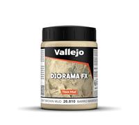 Vallejo Effets de Vieillissement Peinture Acrylique Marron Clair Finition Réaliste 200ml Pour Simuler Textures de Boue ou Rouille pour Modélisme