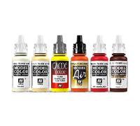 Vallejo Fantasy Color Series Acrylique Couleur Fire Fury Lot de 6 pièces Bouteil
