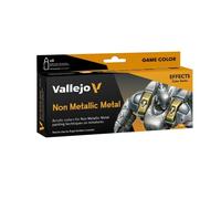 Createx Vallejo - Set de peintures Game Color 72193 - Non Metallic Metal - 8 x 18 ml