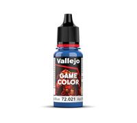 Vallejo Game Color Peinture Acrylique Bleu Magique Mat pour Figurines et Wargames, Flacon de 18 Ml avec Compte-Gouttes