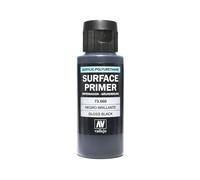 Vallejo Gloss Surface Color Noir Apprêt Polyuréthane Acrylique à Base d'Eau 60 m