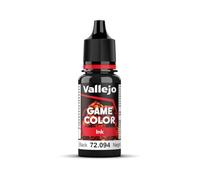 Vallejo Jeu d'encre 17 ml peinture acrylique - Parent Inky Black