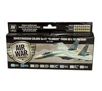 Vallejo Kit de peinture SU 27 Flanker 8 x 17 ml