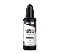 Vallejo Liquid Aquarelle 33330 Navy Blue 32ml Bleu Marine Peinture Aquarelle