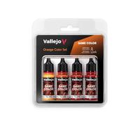 Vallejo Lot de 4 couleurs de jeu AV - Couleurs orange