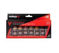 Vallejo Lot de 8 couleurs de jeu AV - Teinte de peau