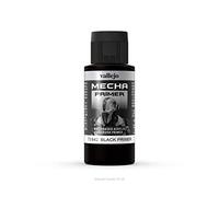Createx Vallejo Peinture acrylique Mecha Color Noir Primer 60 ml pour aérographe, résistance élevée