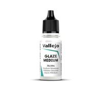 Vallejo Medium Veladuras Incoloro 18 ml - Medium pour effets de transparence - Idéal pour peinture acrylique - Flacon de 18 ml - Série Veladuras