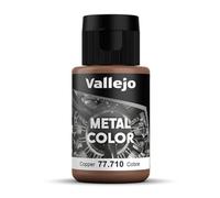 Vallejo Metal Color Peinture Acrylique Cobre pour Aérographe, 32 ml, Idéale pour le Modélisme, Finition Réaliste, Série Metal Color.