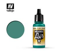 Vallejo Model Air Acrylic Aérographe Acrylique 71331 Cockpit Emerald Vert Faded
