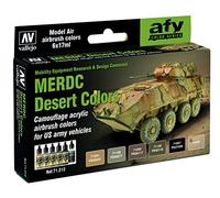 Set De Peintures Merdc Desert Colors |vallejo|71212| 6x17ml Maquette Char Promo