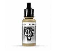 Createx Vallejo Peinture acrylique Model Air pour aérographe Laiton Brillant 17 ml