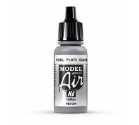 Vallejo Model Air Flacon de peinture acrylique 17 ml Metallic Gun