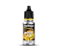 Vallejo Model Air Flacon de peinture acrylique 17 ml metallic silver