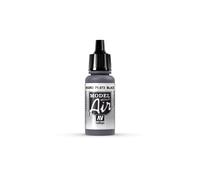 Vallejo Model Air Flacon de peinture acrylique 17 ml noir métallique