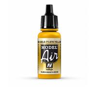 Vallejo – Peinture acrylique Model Air – Jaune doré P078 – Flacon 17 ml