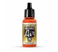 Vallejo Model Air Flacon de peinture acrylique 17 ml Rouge fluo