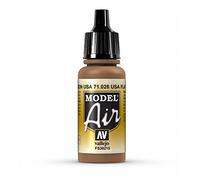 Vallejo Model Air Flacon de peinture acrylique 17 ml Us Flat Brown