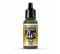 Vallejo Model Air Flacon de peinture acrylique 17 ml Vert moyen