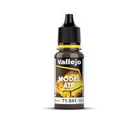 Vallejo Model Air Peinture Acrylique à Base d'Eau RAL8017 Rotbraun Mate pour Aérographe - Flacon de 18 Ml avec Compte-Gouttes pour Modélisme et Maquettes