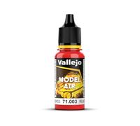 Vallejo Model Air Peinture Acrylique à Base d'Eau RLM23 Rouge Mat pour Aérographe - Flacon de 18 Ml avec Compte-Gouttes pour Modélisme et Maquettes