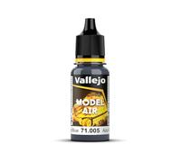 Vallejo Model Air Peinture Acrylique Bleu Intermédiaire Mat, 18 ml pour Aérographe, Modélisme et Figurines.