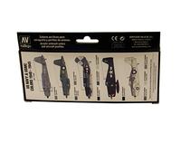 Vallejo Model Air USN Aircraft Lot de 8 peintures acryliques pour aérographe Couleurs assorties 17 ml Bleu