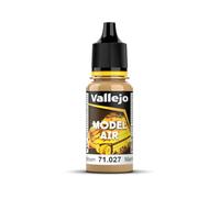 Vallejo Model Air Peinture Acrylique Mate Marron Clair pour Aérographe - 18 Ml avec Compte-Gouttes pour Modélisme et Maquettes