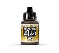 Vallejo Model Air Peinture Acrylique Rouge Coque Mat, 18 ml pour Aérographe, Idéale pour Modélisme et Figurines.