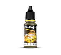 Createx Vallejo Peinture acrylique Model Air Vert mat pour aérographe – 18 ml avec compte‑gouttes