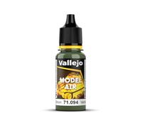 Vallejo Model Air Peinture Acrylique Vert Zinc Mat pour Aérographe - 18 ml avec Compte-Gouttes pour Modélisme et Maquettes