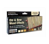Vallejo Model Air Set - Old & New Wood Effects - (VAL71187)