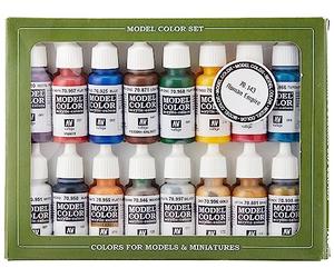 Vallejo Model Color Imperial Rome Lot de 16 peintures acryliques Couleurs assorties