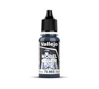 Vallejo Model Color Peinture Acrylique Bleu Prusse Mat, 18 ml, Autonivelante et Système BSL pour Modélisme et Figurines.