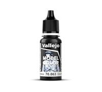 Vallejo Model Color Peinture Acrylique Gris Gunmetal Mate 18 ml Autonivelante Système BSL pour Modélisme et Figurines